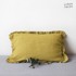 LINEN TALES Lanena jastučnica Lemon Curry 40x60 cm
