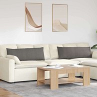 Jastučići za sofu 2 kom 120 x 40 cm, svijetlo sivi