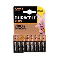 DURACELL Plus 100 baterija, AAA, alkalna