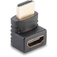 LINDY HDMI adapter, crni