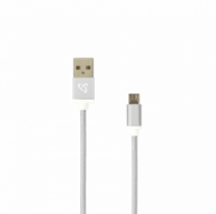 SBOX Kabel Fruity USB na Micro USB, bijeli, M/M, 1.5m