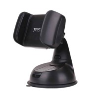 YESIDO Držač za automobil C02, za kontrolnu ploču i vjetrobransko staklo, crni