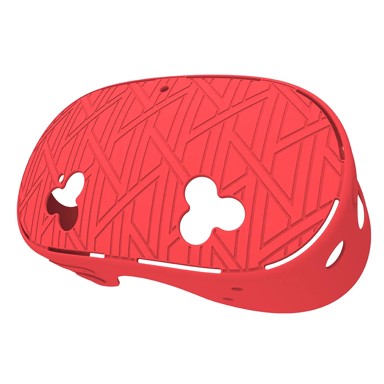 Silikonska zaštitna navlaka s ventilacijom, kompatibilna s Meta Quest 3S, crvena