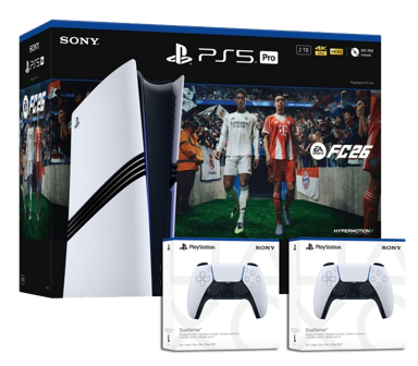 SONY Gaming konzola PlayStation 5 Pro + EA Sports FC 26 (VCH), 2× DualSense