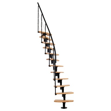 Kružne stepenice Nizza bukva-crno