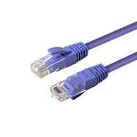 Mrežni spojni kabel, UTP, kategorija 6A, LSZH, duljina 0,5 m, ljubičasta
