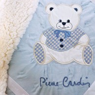 PIERRE CARDIN Deka TEDDY, 80x110 cm, plava