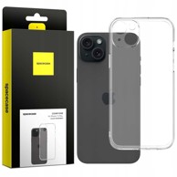 SPACECASE Stražnja maskica za Apple iPhone 15 Plus, prozirna