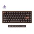 KEYCHRON Gaming tipkovnica K2 HE, bežična, 75%, Gateron Nebula prekidači, smeđa