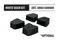 MENABO Dodatak za podizanje nosača za skije White Bear, 4 i 6