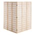 VEVOR Pregrada za sobu 6 panela japanski stil 2420 x 1700 x 18,5 mm, smeđa