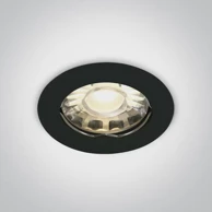ONE LIGHT Ugradbena svjetiljka 1×gu5,3/50w/mr16 ip20 crna dm10105x/b