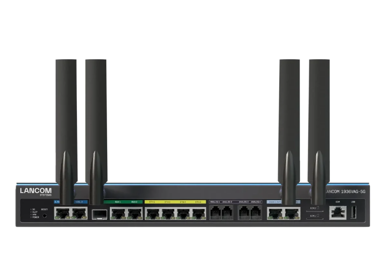 LANCOM Router 1936VAG-5G, 5G, VoIP gateway, crni