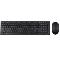 DELL Tipkovnica KM5221W, RF bežična, QWERTY, US International, crna