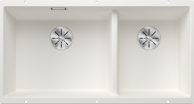 BLANCO Sudoper Subline 480/320-U InFino, Silgranit, glečer bijela