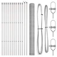 Set ograde set od 2 25x1.5 m, pocinčani čelik