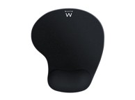 EWENT Podloga za miš Gel s naslonom, crna