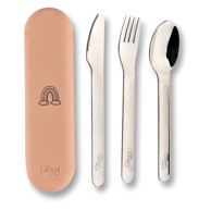 CITRON Pribor za jelo od nehrđajućeg čelika Unicorn Blush Pink