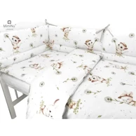 MIMINU Set posteljine Maslačak, 5 elemenata, za krevetić 120 x 60 cm