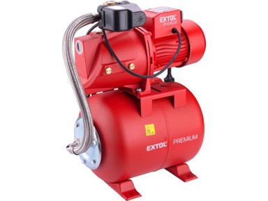EXTOL PREMIUM Kućna pumpa za vodu 8895095, s tlačnim spremnikom, 750 W, 5270 l/h