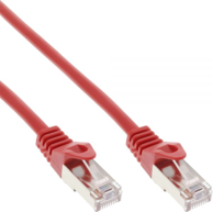 INLINE Mrežni kabel 72522R Cat5e SF/UTP, 0,25 m, crveni