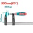 TOTAL Univerzalna stega One-Stop Tools 500 mm, crvena