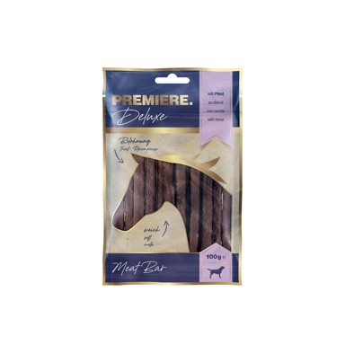 PREMIERE Poslastica za pse sa konjetinom Meat Bar 100 g