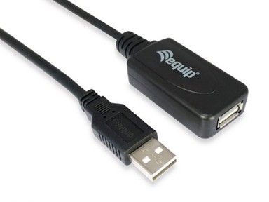 EQUIP Produžni USB kabel, aktivni, USB 2.0, muški-ženski, 10 m