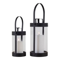 HOUSE NORDIC Staklena lanterna 2 kom Bondi