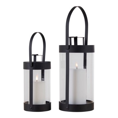 HOUSE NORDIC Staklena lanterna 2 kom Bondi 