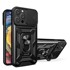 Hybrid Armor Camshield hibridna oklopna maskica sa zaštitom kamere i stalkom za iPhone 16 Pro Max, crna