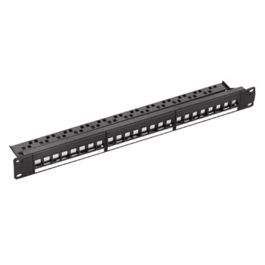 NAVIATEC Patch panel, CAT6-UPP335, 24-portni, 1U, CAT6, crni