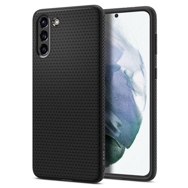 SPIGEN Maskica Liquid Air za Galaxy S21 5G, mat, crna