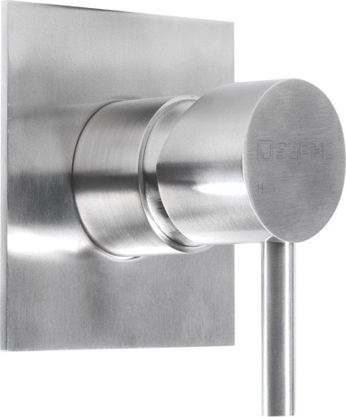 SAPHO Ugradbena tuš miješalica Minimal, 1 izlaz, mat inox