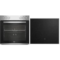 BEKO Set štednjak BBUE12020X, srebrna