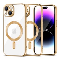TECH-PROTECT Magshine Magsafe maskica za iPhone 15 Zlatna