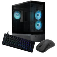 VACOM Stolno računalo Great White R5 RTX5060Ti-16 / AMD Ryzen 5 7500F, 16 GB RAM, 1 TB SSD M.2, nVidia GeForce RTX 5060 Ti 16 GB, Free DOS, crna