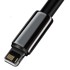 BASEUS USB kabel na iPhone, 2.4 A, 2 m, crni 
