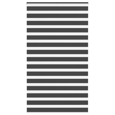 Zavjesa zebra crna 135x200 cm širina tkanine 130,9 cm poliester