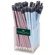 FABER-CASTELL Grafitna olovka B s gumicom Grip 2001 u čaši PK72 217270, sortirano