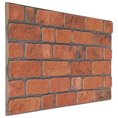 Zidne panele, 10 kom, 100 x 50 cm, EPS pjena, tamnosmeđe i bijele