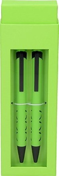Set kemijska olovka i tehnička olovka Wow zelena
