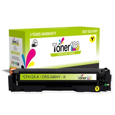 TONER123 Zamjenski toner HP 410X / CF412X, žuta XL