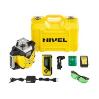 NIVEL SYSTEM NL740G Digitalni rotacijski zeleni laser + letva LS-24 + stativ s elevatorom SJJ32