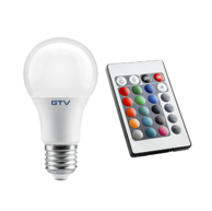 LED Žarulja, E27, RGBW, 10W, s daljinskim