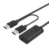 UNITEK USB produžni kabel Y-278, USB 2.0, 10 m, 2×USB-A na USB-A, crni