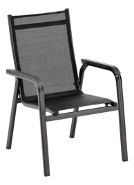 KETTLER Vrtna stolica Basic Plus, sklopiva, aluminijska, antracit