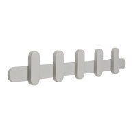 HÜBSCH Siva zidna vješalica od jasenovog drveta Merry