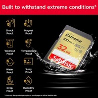 SANDISK Memorijska kartica Extreme PLUS SDHC, 32 GB, UHS-I, 100 MB/s čitanje, 60 MB/s pisanje, U3, V30