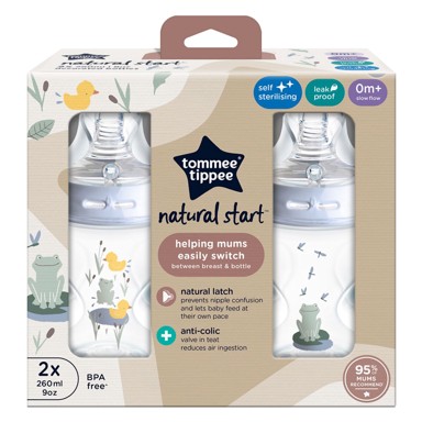 TOMMEE TIPPEE Plastična bočica CTN, 2 kom, 260ml 